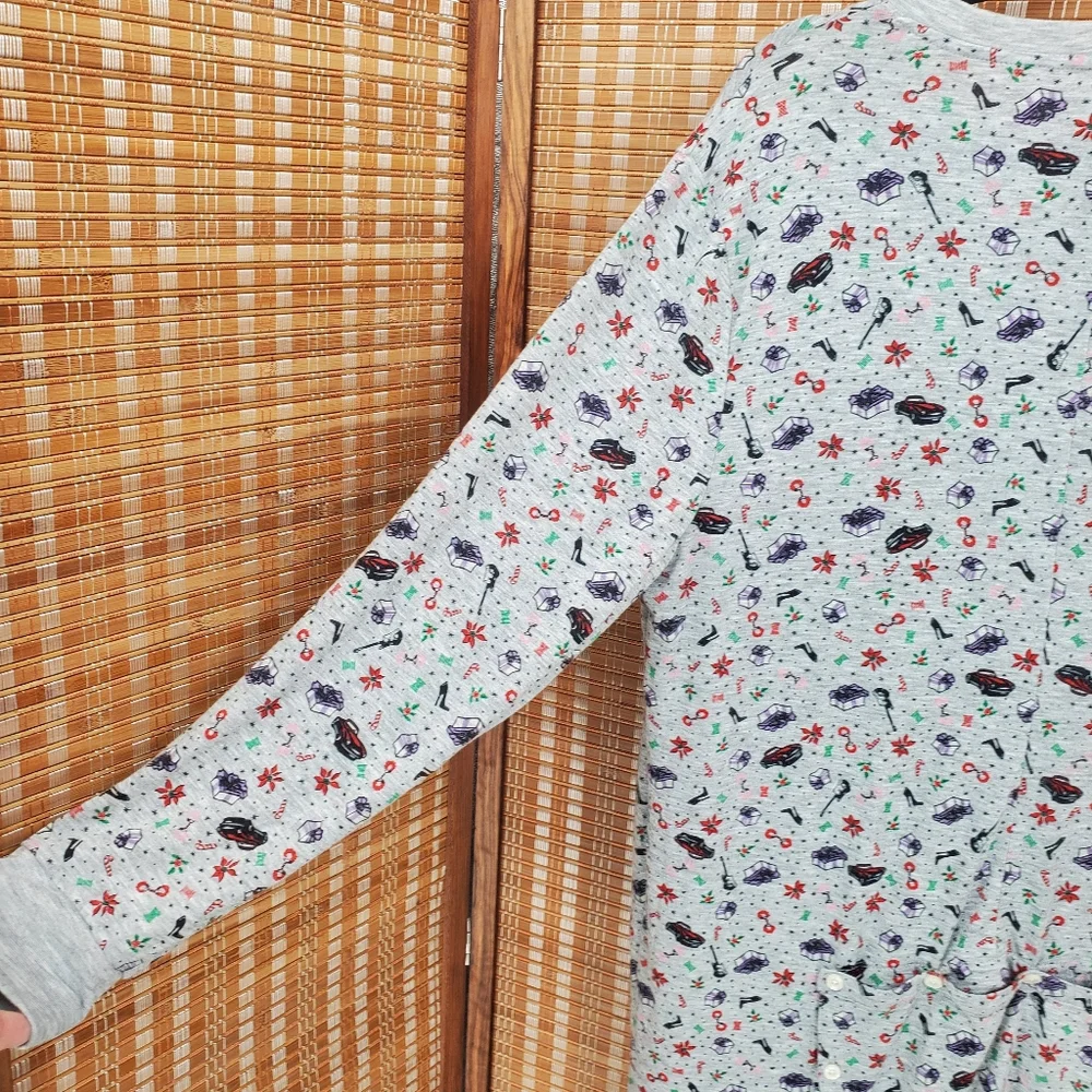 ♧ Savage X Fenty Tis The Season Button Up Open Back Onesie Size 2X